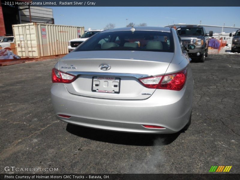 Radiant Silver / Gray 2011 Hyundai Sonata Limited