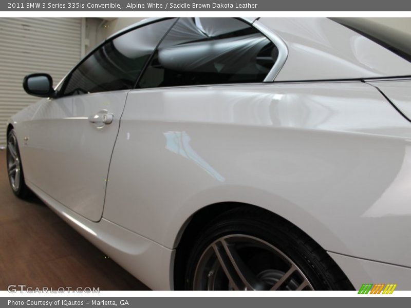 Alpine White / Saddle Brown Dakota Leather 2011 BMW 3 Series 335is Convertible