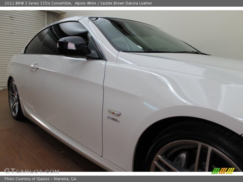 Alpine White / Saddle Brown Dakota Leather 2011 BMW 3 Series 335is Convertible