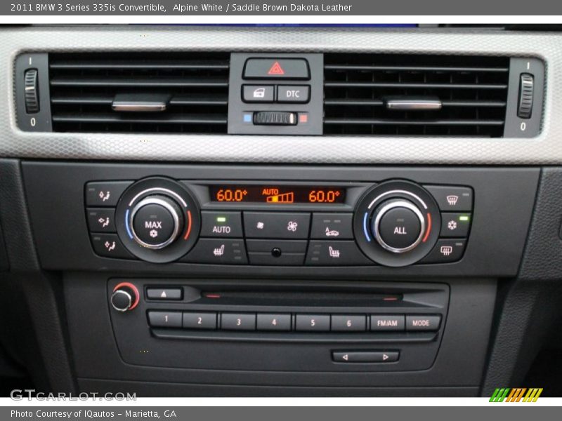 Controls of 2011 3 Series 335is Convertible