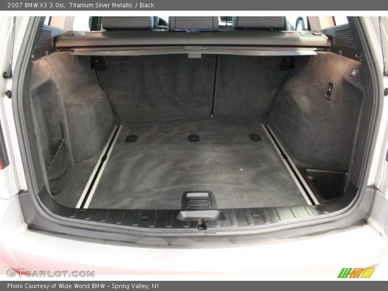 Titanium Silver Metallic / Black 2007 BMW X3 3.0si