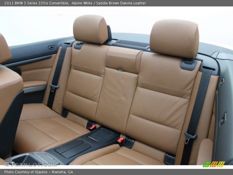 Rear Seat of 2011 3 Series 335is Convertible