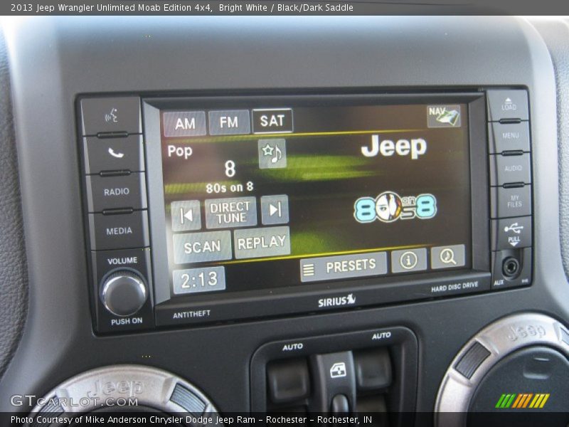 Bright White / Black/Dark Saddle 2013 Jeep Wrangler Unlimited Moab Edition 4x4