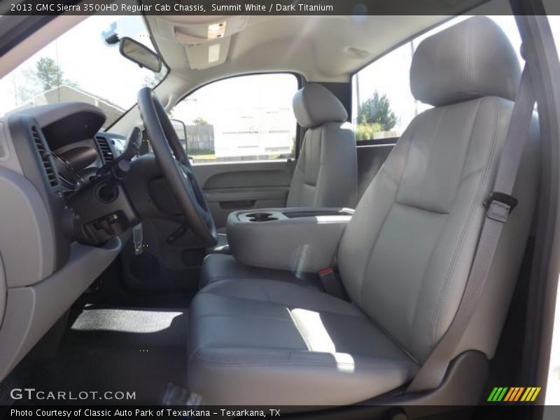 Summit White / Dark Titanium 2013 GMC Sierra 3500HD Regular Cab Chassis