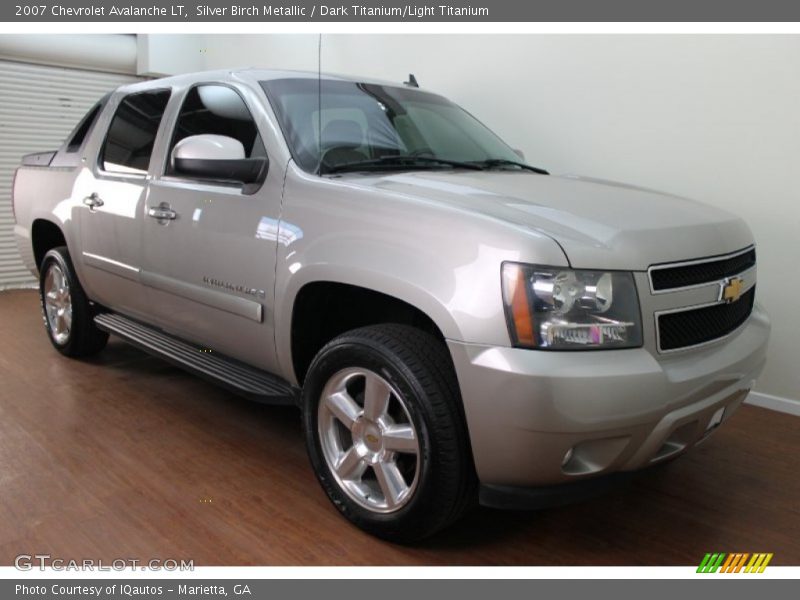 Silver Birch Metallic / Dark Titanium/Light Titanium 2007 Chevrolet Avalanche LT