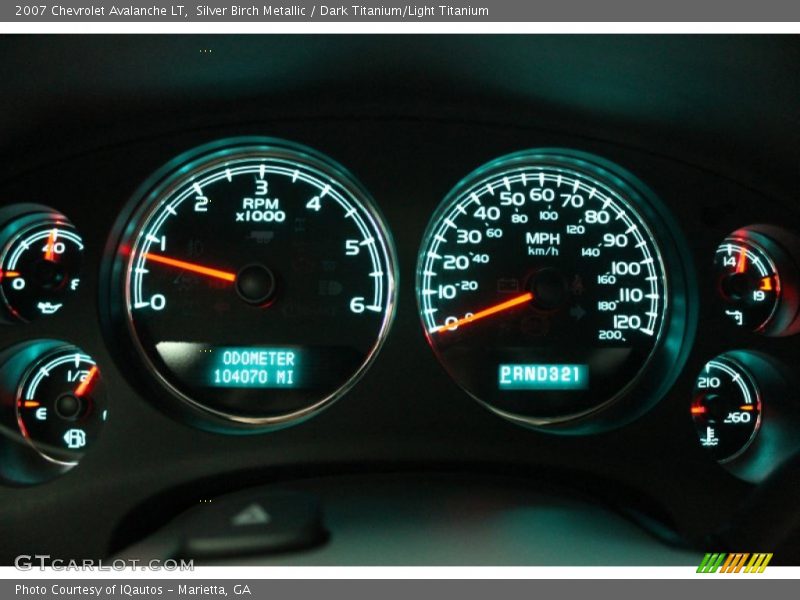 Silver Birch Metallic / Dark Titanium/Light Titanium 2007 Chevrolet Avalanche LT