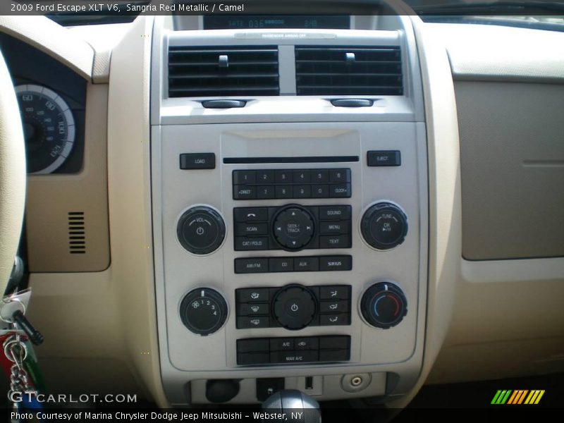 Sangria Red Metallic / Camel 2009 Ford Escape XLT V6