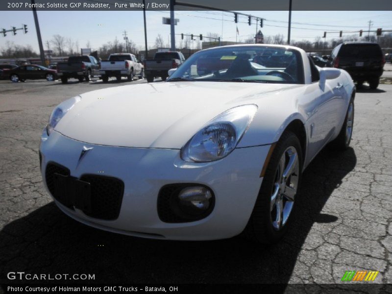 Pure White / Ebony 2007 Pontiac Solstice GXP Roadster
