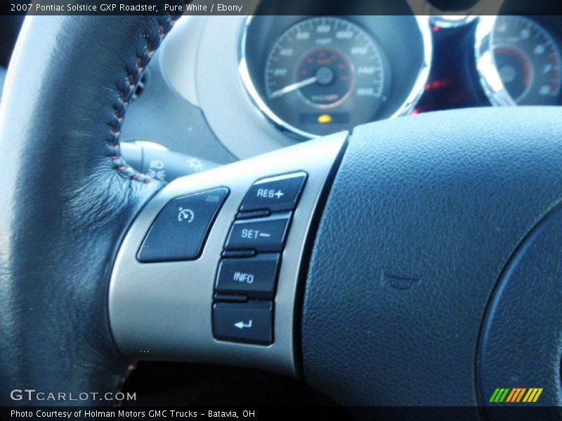 Controls of 2007 Solstice GXP Roadster
