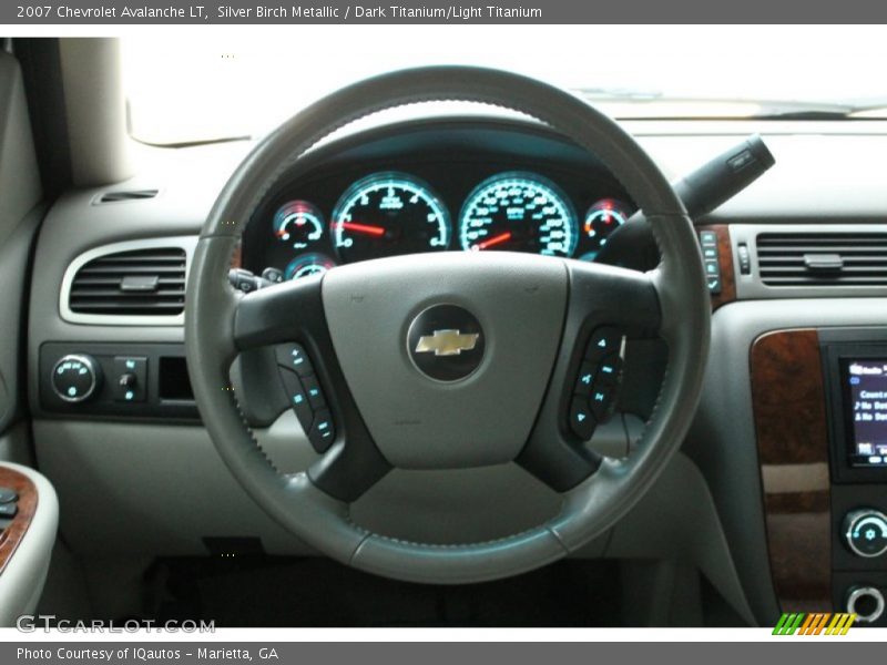 Silver Birch Metallic / Dark Titanium/Light Titanium 2007 Chevrolet Avalanche LT