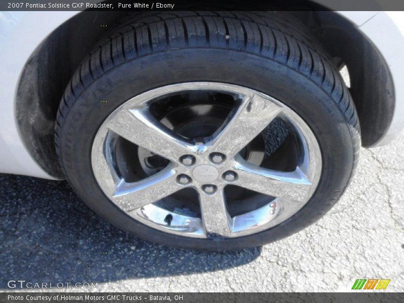 Pure White / Ebony 2007 Pontiac Solstice GXP Roadster