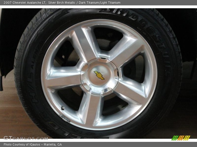 Silver Birch Metallic / Dark Titanium/Light Titanium 2007 Chevrolet Avalanche LT