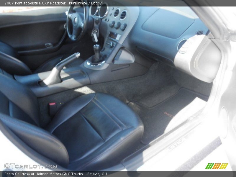 Pure White / Ebony 2007 Pontiac Solstice GXP Roadster