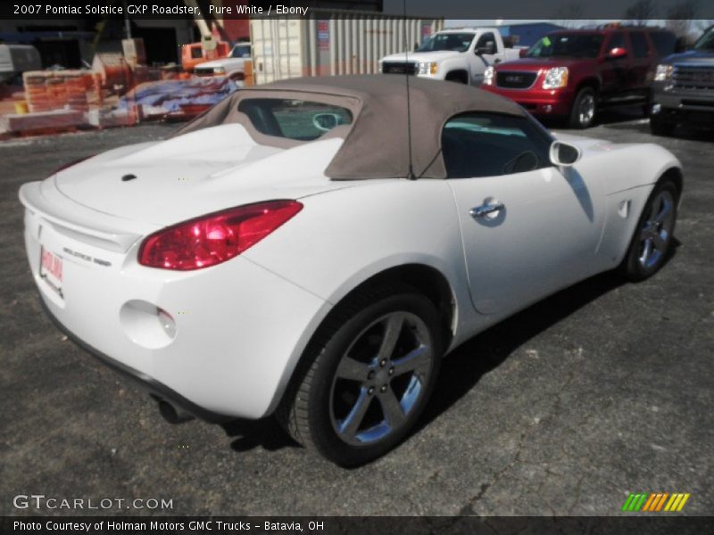 Pure White / Ebony 2007 Pontiac Solstice GXP Roadster