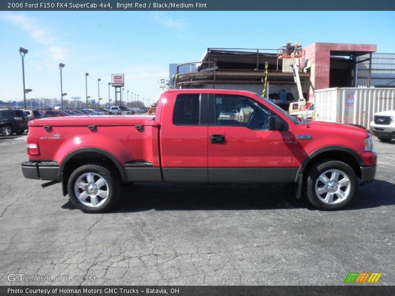 Bright Red / Black/Medium Flint 2006 Ford F150 FX4 SuperCab 4x4