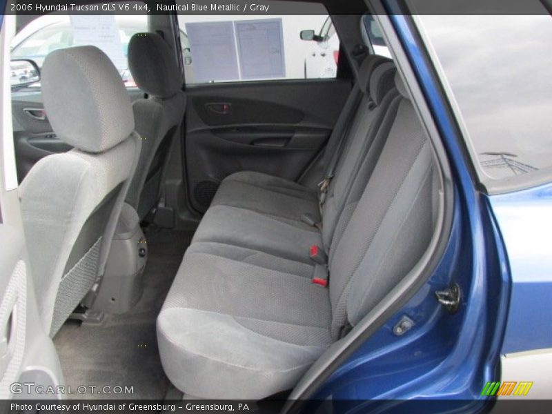 Nautical Blue Metallic / Gray 2006 Hyundai Tucson GLS V6 4x4