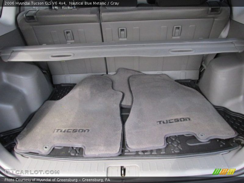 Nautical Blue Metallic / Gray 2006 Hyundai Tucson GLS V6 4x4