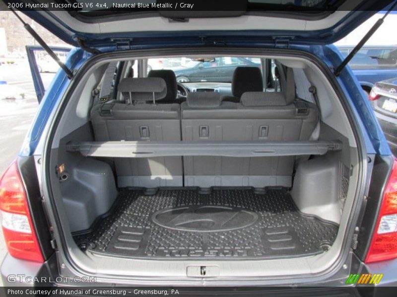 Nautical Blue Metallic / Gray 2006 Hyundai Tucson GLS V6 4x4