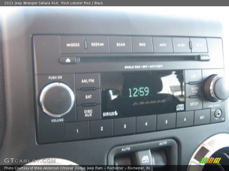 Rock Lobster Red / Black 2013 Jeep Wrangler Sahara 4x4