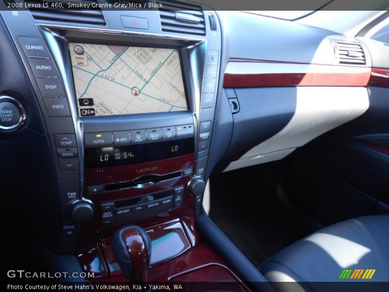 Smokey Granite Gray Mica / Black 2008 Lexus LS 460