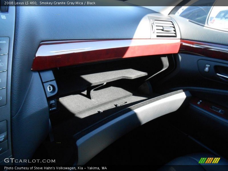 Smokey Granite Gray Mica / Black 2008 Lexus LS 460