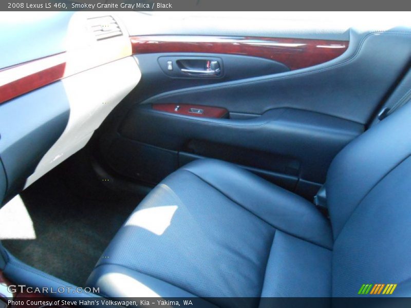 Smokey Granite Gray Mica / Black 2008 Lexus LS 460