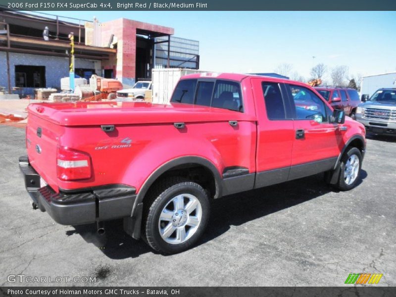 Bright Red / Black/Medium Flint 2006 Ford F150 FX4 SuperCab 4x4