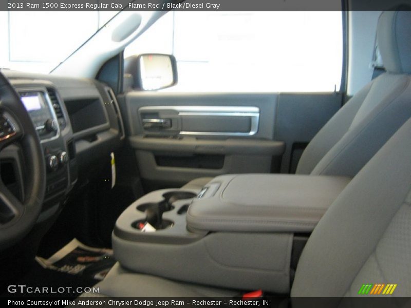 Flame Red / Black/Diesel Gray 2013 Ram 1500 Express Regular Cab