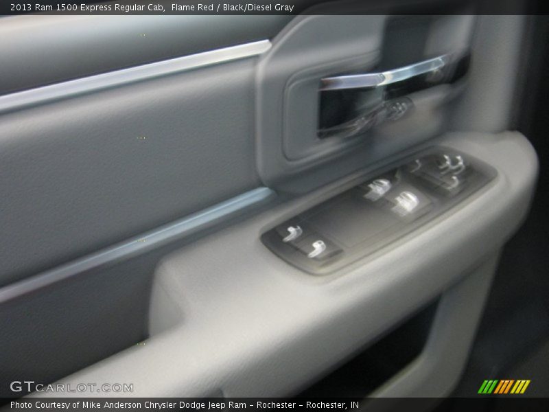 Flame Red / Black/Diesel Gray 2013 Ram 1500 Express Regular Cab