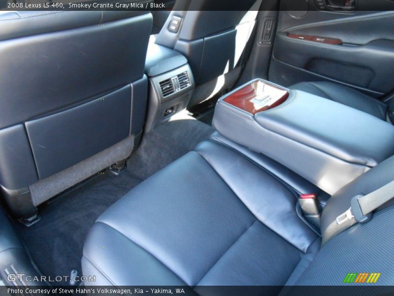 Smokey Granite Gray Mica / Black 2008 Lexus LS 460