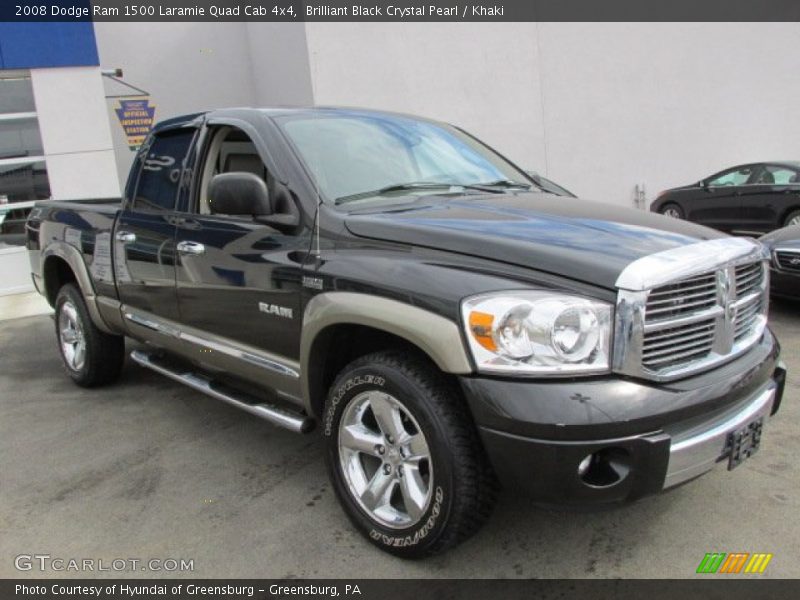 Front 3/4 View of 2008 Ram 1500 Laramie Quad Cab 4x4