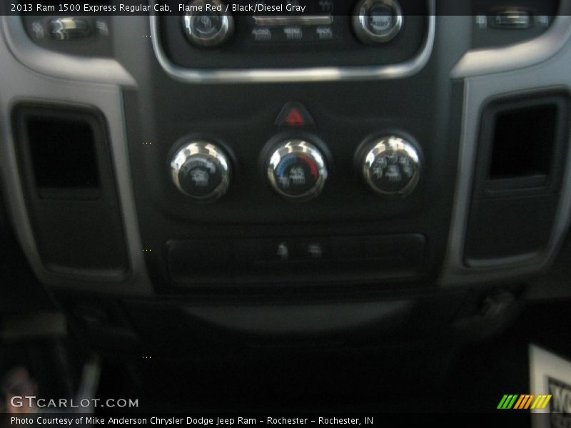 Flame Red / Black/Diesel Gray 2013 Ram 1500 Express Regular Cab