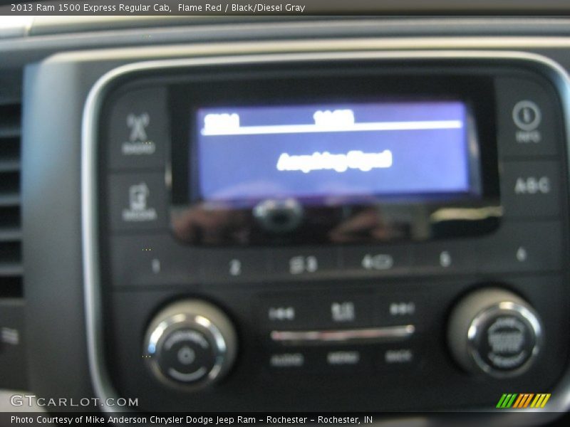 Flame Red / Black/Diesel Gray 2013 Ram 1500 Express Regular Cab