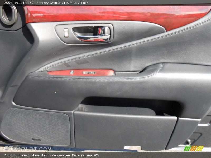 Smokey Granite Gray Mica / Black 2008 Lexus LS 460