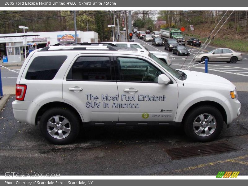 Oxford White / Stone 2009 Ford Escape Hybrid Limited 4WD