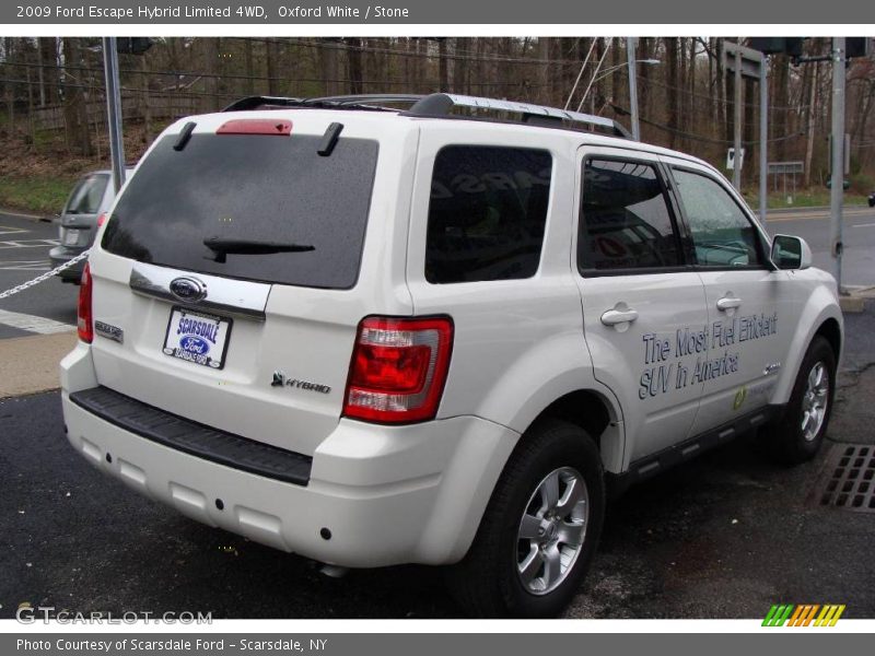 Oxford White / Stone 2009 Ford Escape Hybrid Limited 4WD