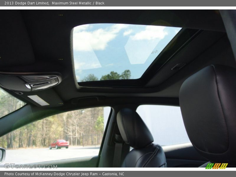 Maximum Steel Metallic / Black 2013 Dodge Dart Limited