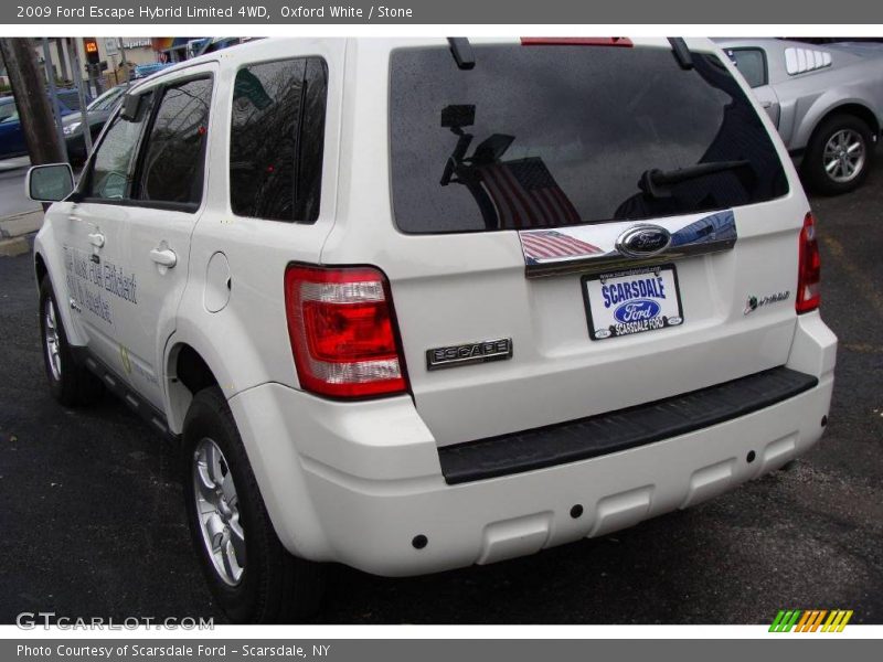 Oxford White / Stone 2009 Ford Escape Hybrid Limited 4WD