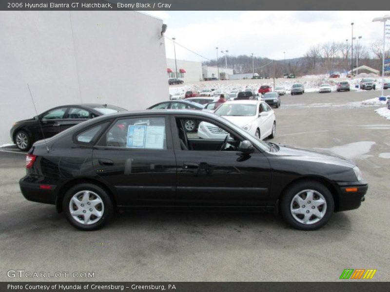 Ebony Black / Gray 2006 Hyundai Elantra GT Hatchback