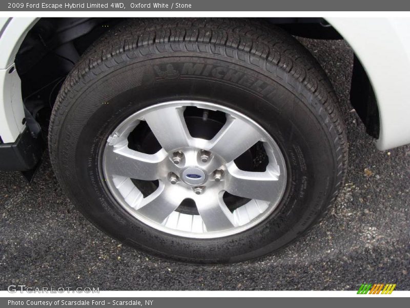 Oxford White / Stone 2009 Ford Escape Hybrid Limited 4WD