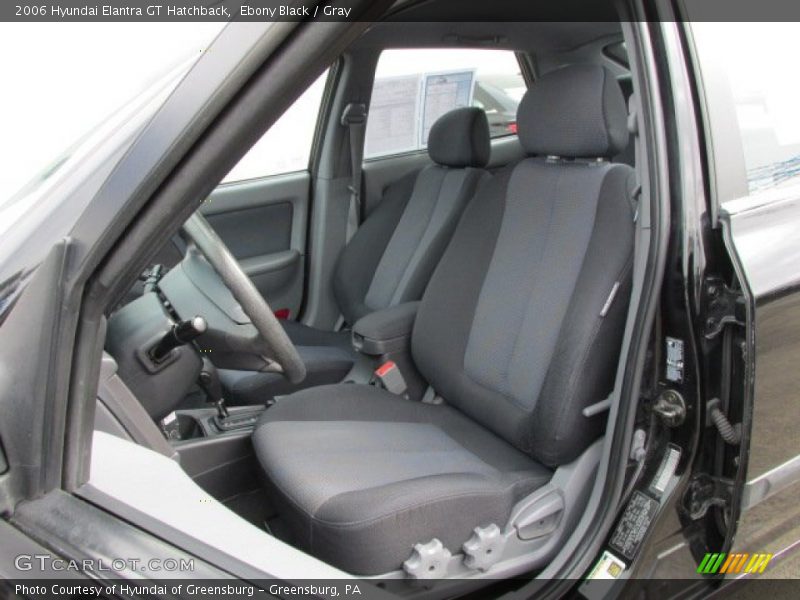 Ebony Black / Gray 2006 Hyundai Elantra GT Hatchback