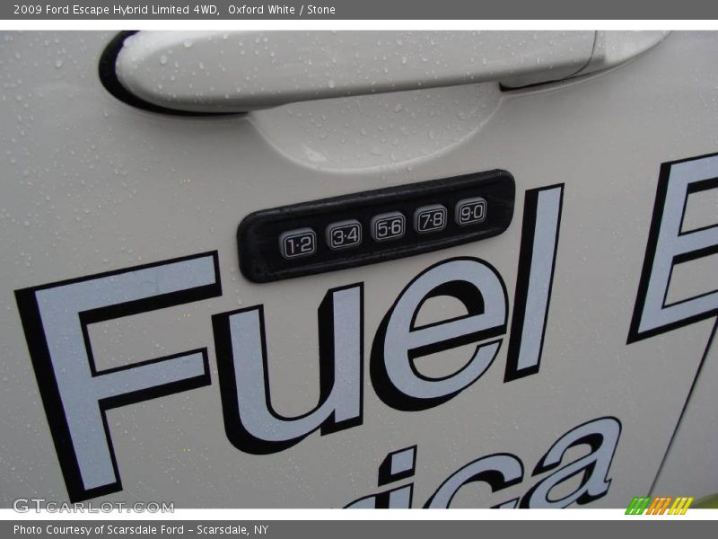 Oxford White / Stone 2009 Ford Escape Hybrid Limited 4WD