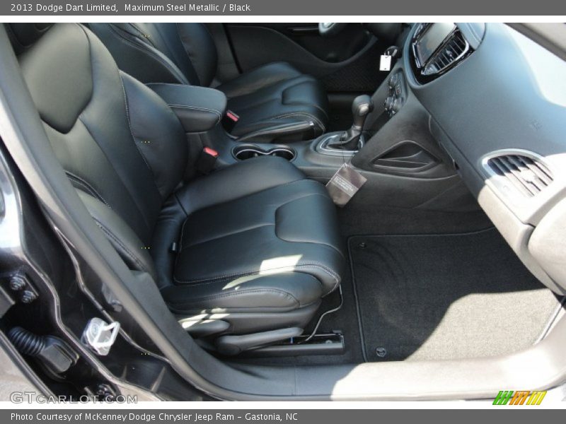 Maximum Steel Metallic / Black 2013 Dodge Dart Limited