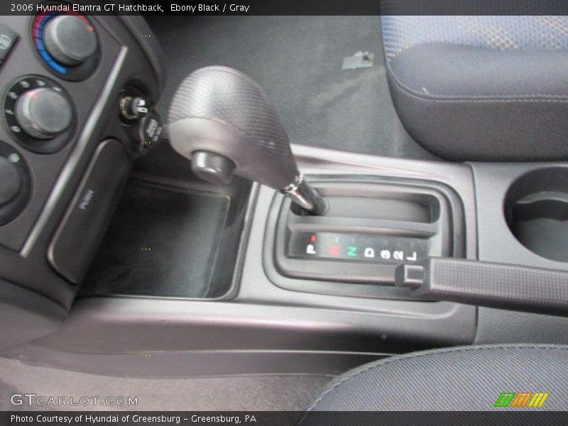 Ebony Black / Gray 2006 Hyundai Elantra GT Hatchback