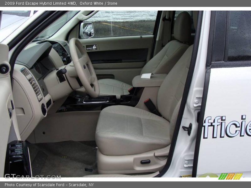 Oxford White / Stone 2009 Ford Escape Hybrid Limited 4WD