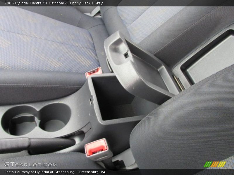 Ebony Black / Gray 2006 Hyundai Elantra GT Hatchback
