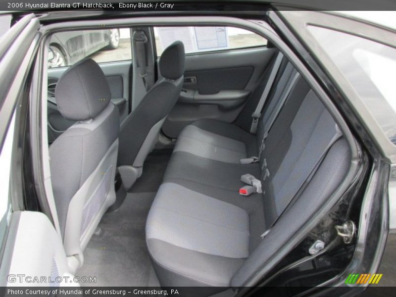 Ebony Black / Gray 2006 Hyundai Elantra GT Hatchback