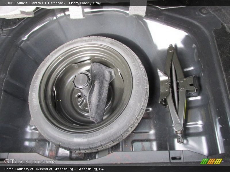 Ebony Black / Gray 2006 Hyundai Elantra GT Hatchback