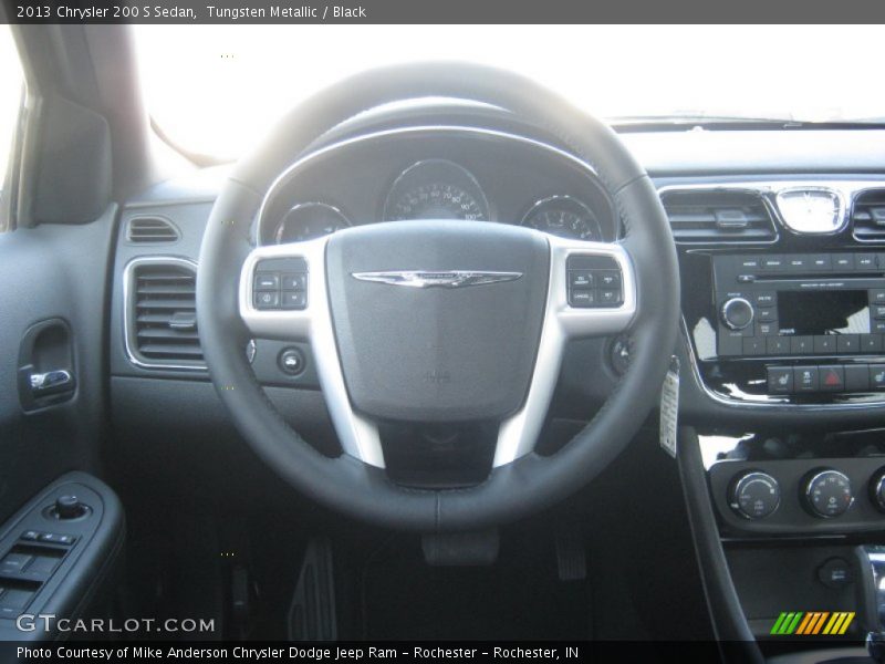 Tungsten Metallic / Black 2013 Chrysler 200 S Sedan