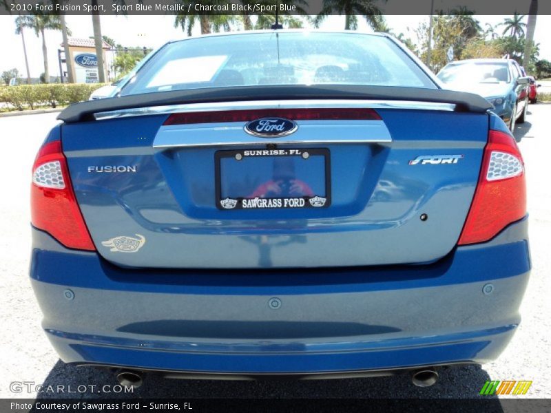 Sport Blue Metallic / Charcoal Black/Sport Blue 2010 Ford Fusion Sport
